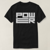 Power logo t-shirt (Design voorkant)