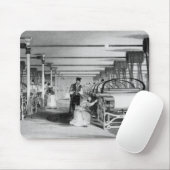 Power Loom Weaving, gegraveerd door J. Tingle, 183 Muismat (Met muis)