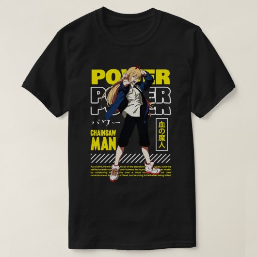 Power Man Streetwear T-shirt (Design voorkant)