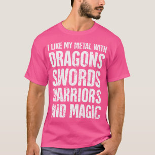 Power Metal Funny Fantasy Power Metal T-shirt