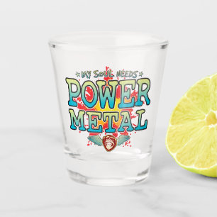 Power Metal Soul Shot Glass Glas
