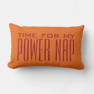 POWER NAP aangepaste kleur en naam werpen kussen