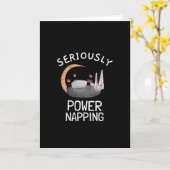 POWER NAPPING POSSUM KAART (Gele Bloem)