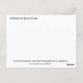 POWER OF BEAUTY #6 BRIEFKAART (Achterkant)