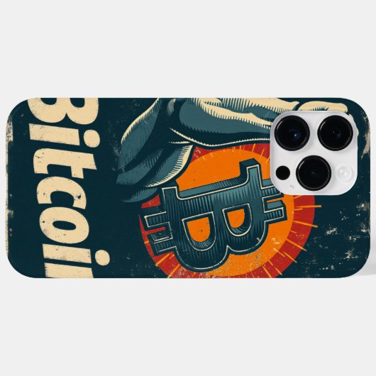 Power of Bitcoin Blockchain crypto design Case-Mate iPhone Case (Achterkant (horizontaal))