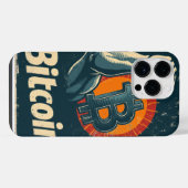 Power of Bitcoin Blockchain crypto design iPhone Hoesje (Achterkant horizontaal)