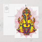 Power of Ganesh Briefkaart (Voorkant / Achterkant)