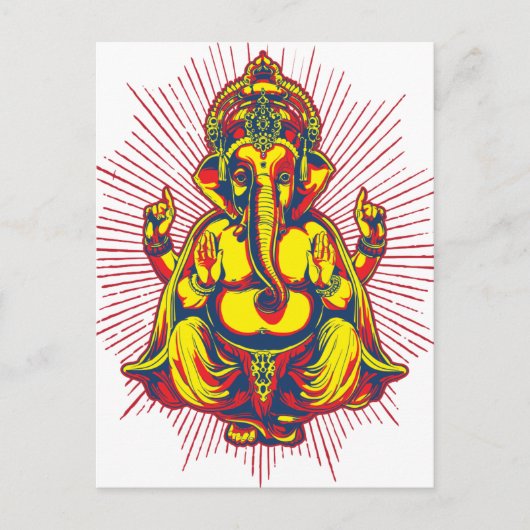 Power of Ganesh Briefkaart (Voorkant)