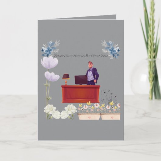 Power of leadership grey kaart (Voorkant)