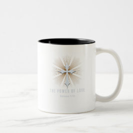 Power of Love Romans mug Tweekleurige Koffiemok