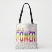 Power Of Love Tote Bag (Voorkant)