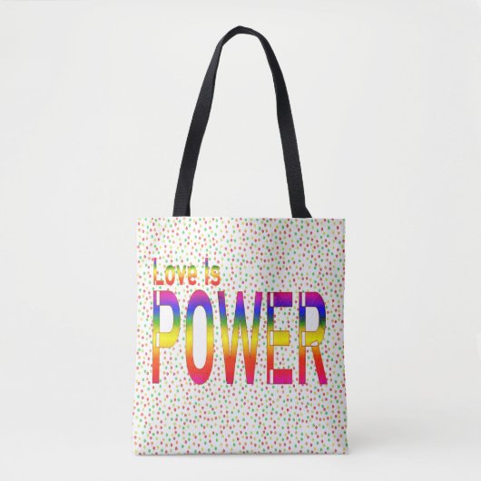 Power Of Love Tote Bag (Voorkant)