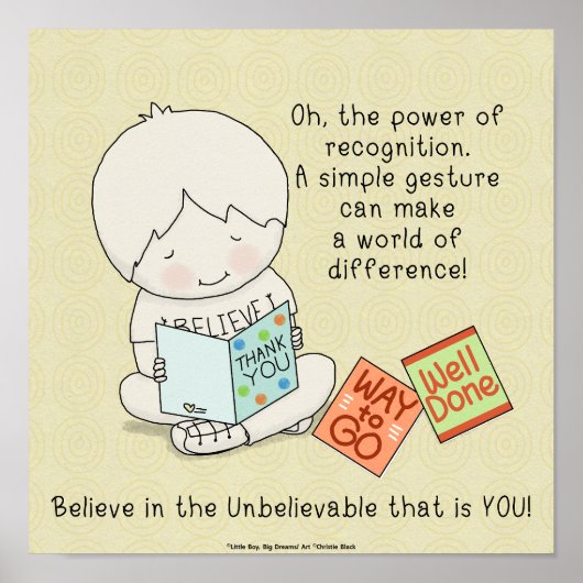 Power of Recognition Poster (Voorkant)