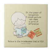 Power of Recognition Tegeltje (Voorkant)