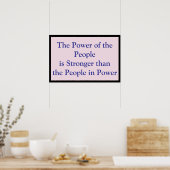 Power of the People Poster (Keuken)