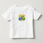 Power Pals™ Emoji Squad Peuter T-Shirt – Cute Pla (Voorkant)