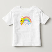 Power Pals™ Rainbow Bolt Peuter T-Shirt – Cute Ra (Voorkant)