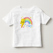 Power Pals™ Rainbow Bolt Toddler T-Shirt – Cute Ra (Voorkant)