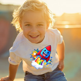 Power Pals™ Rocket Fun Toddler T-Shirt – Cute Spac