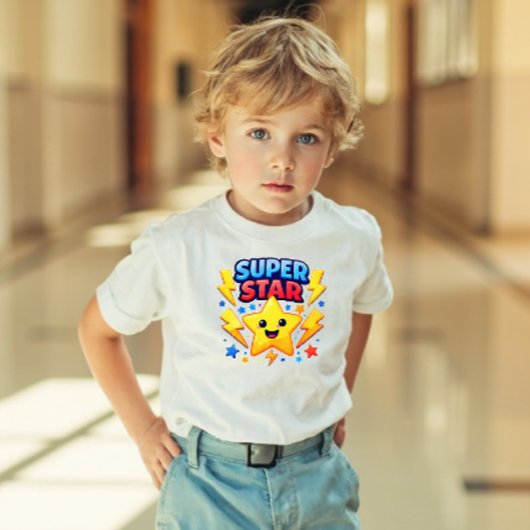 Power Pals™ Super Star Toddler T-Shirt – Cute & Bo