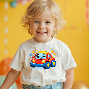 Power Pals™ Zoomy Car Peuter T-shirt – Schattig ra