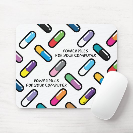Power Pills Mousepad Muismat (Met muis)