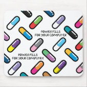 Power Pills Mousepad Muismat (Voorkant)