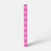 Power Pink Polka Dot en Stripe Patroon Samsung Galaxy Hoesje (Linkerkant)