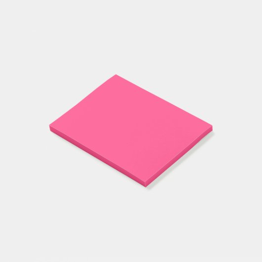 Power Pink Simple 4" x 3" Post-it® Notes (Schuin)