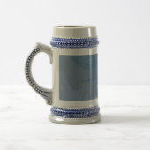 Power Plant Aerial Uitzicht Grey/Blue 22 oz Stein Bierpul (Links)