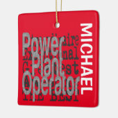 Power Plant Operator Extraordinaire CUSTOM Keramisch Ornament (Links)