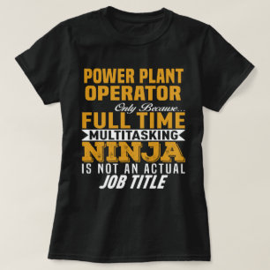 Power Plant Operator T-shirt