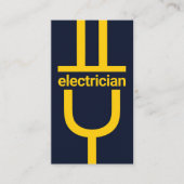 Power Plug-lampje omhoog Visitekaartje (Voorkant)