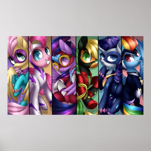 Power Ponies Poster (Voorkant)