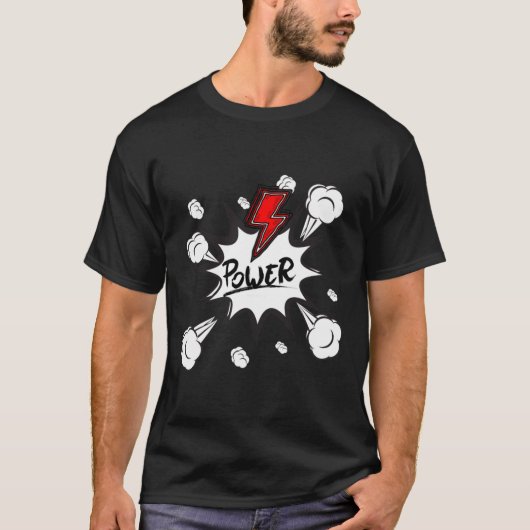 Power Puff-Sticker T-shirt (Voorkant)