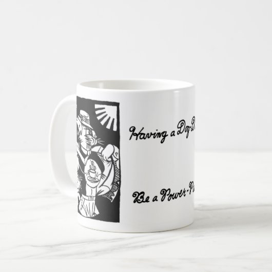 Power Puss-Mok Koffiemok (Voorkant links)