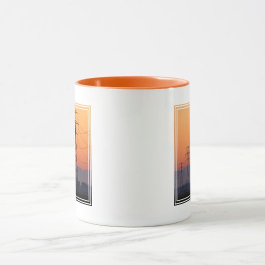 Power Pylons op zonsondergang Mok (Midden)