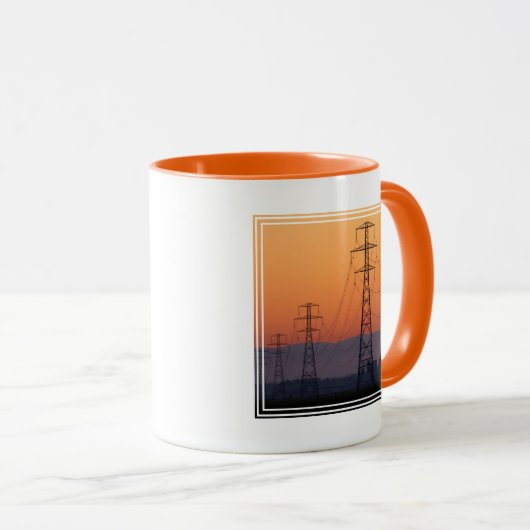 Power Pylons op zonsondergang Mok (Voorkant rechts)