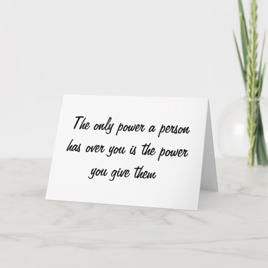 Power Quote Kaart (Voorkant)