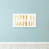 Power Quottes II Canvas Afdruk (Insitu (Houten vloer))