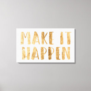 Power Quottes II Canvas Afdruk