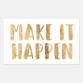 Power Quottes II Rechthoekige Sticker (Voorkant)