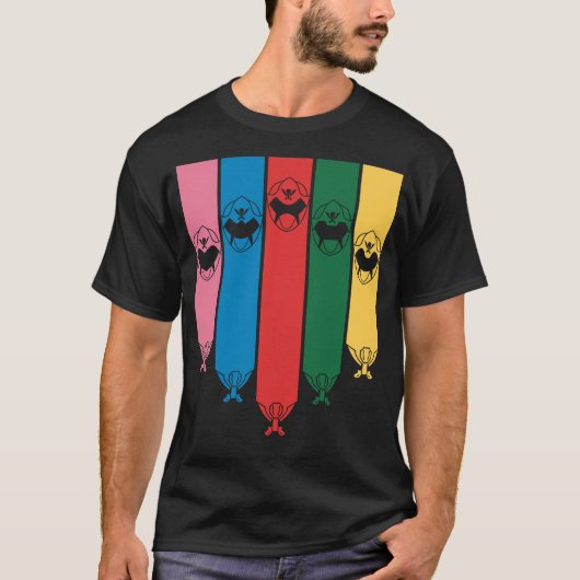 POWER RANGERS T-SHIRT (Voorkant)