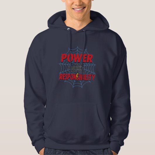 Power & Responsibility Hoodie (Voorkant)