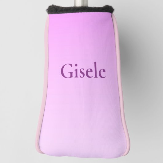 Power roze gradiënt Golf Head Hoesje Golfheadcover (Draai 90)