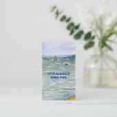 'Power & Sail'-Visitekaartje Visitekaartje (Staand voorkant)