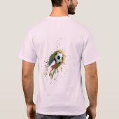 Power Shot: Splash Soccer Design T-shirt (Achterkant)