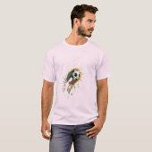 Power Shot: Splash Soccer Design T-shirt (Voorkant volledig)