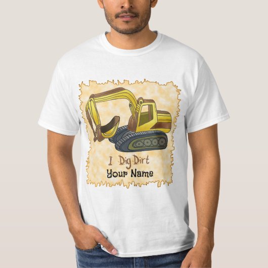 Power Shovel Graaf Vuile T-shirt (Voorkant)