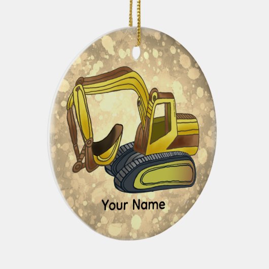 Power Shovel Keramisch Ornament (Rechts)